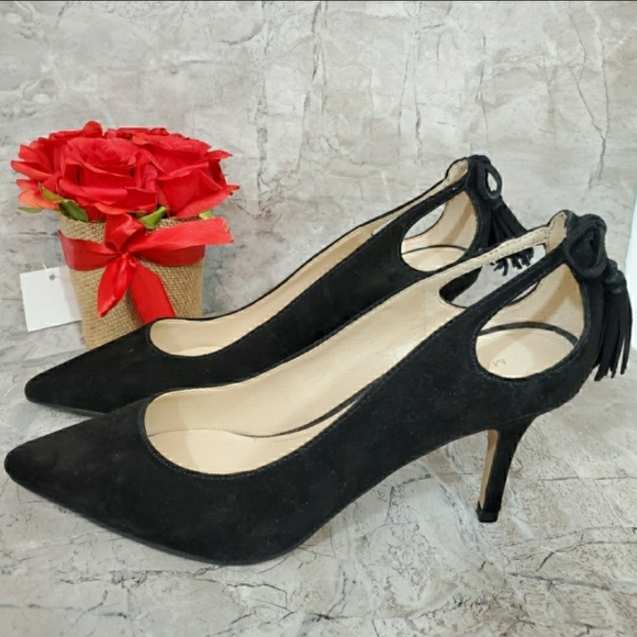 Marc Fisher Teagin Suede Tassel pumps - Picture 2 of 8